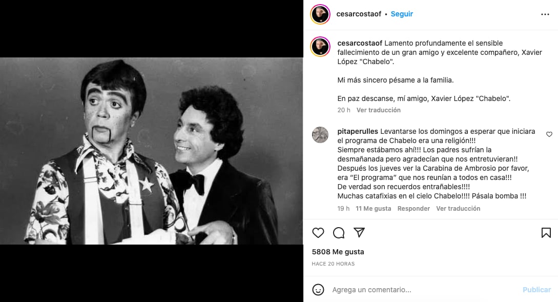 Chabelo y César Costa