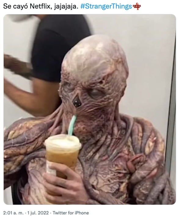 Memes sobre que Netflix se cae ante estreno de Stranger Things 4 Vol. 2