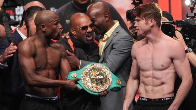 Mayweather y Canelo
