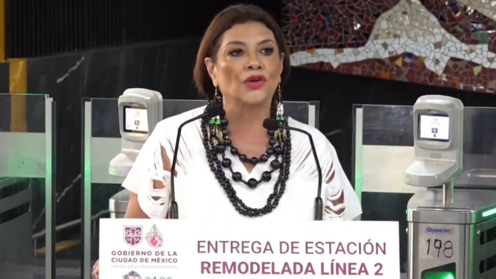 Clara Brugada explica el uso de 2 mil 200 millones en la Línea 2 del Metro CDMX