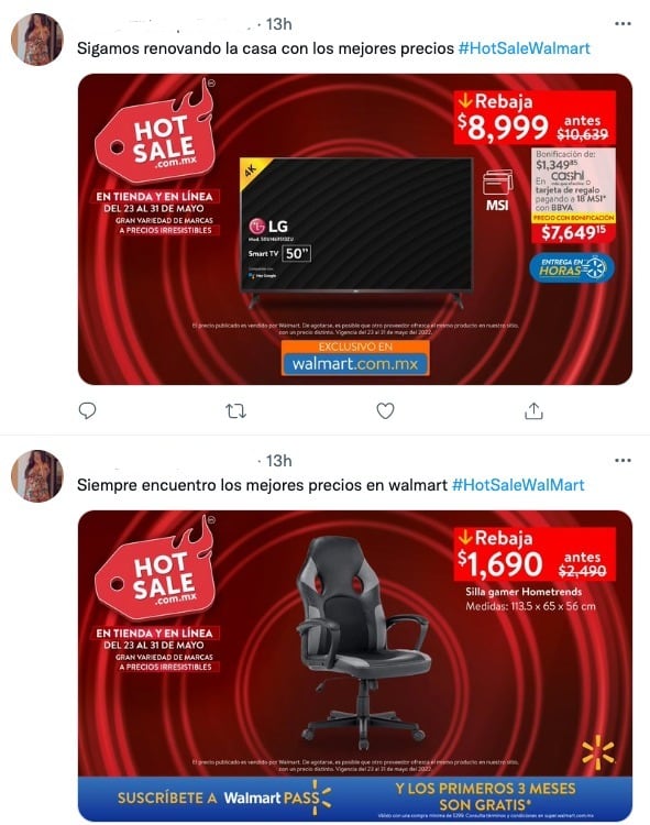 Walmart usaría bots para promocionarse en el Hot Sale 2022