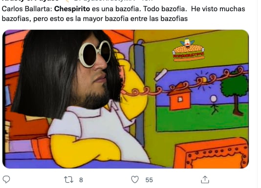 Memes de Carlos Ballarta y Chespirito tras críticas