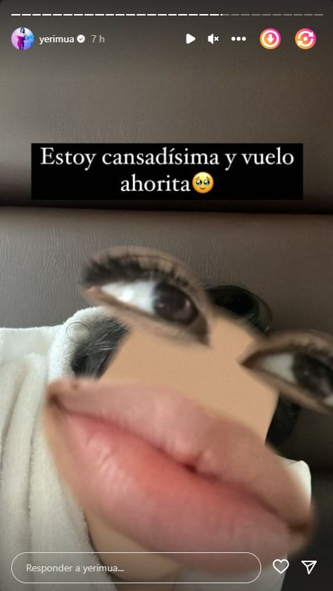 Instagram storie de Yeri Mua contando sus experiencias en los Eliot Awards 2022