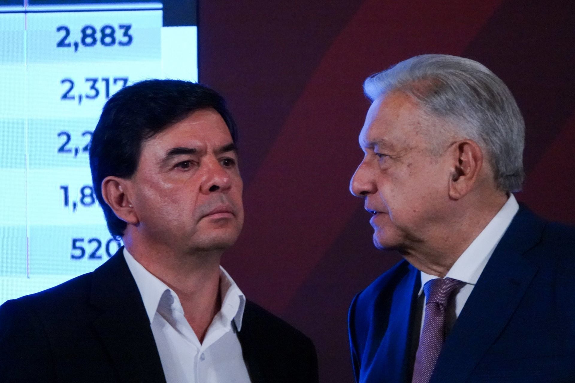 Jesús Ramírez Cuevas y AMLO