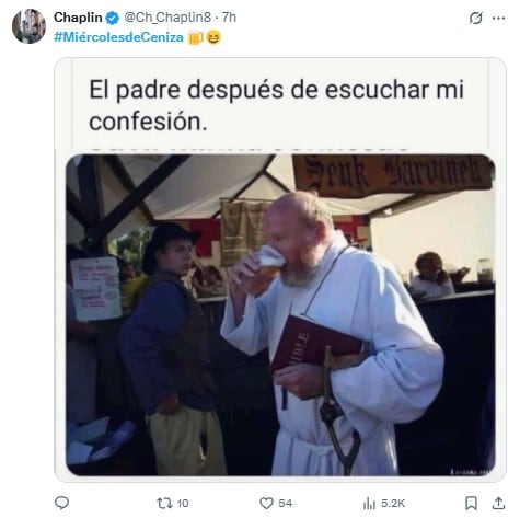 Memes por el miércoles de ceniza