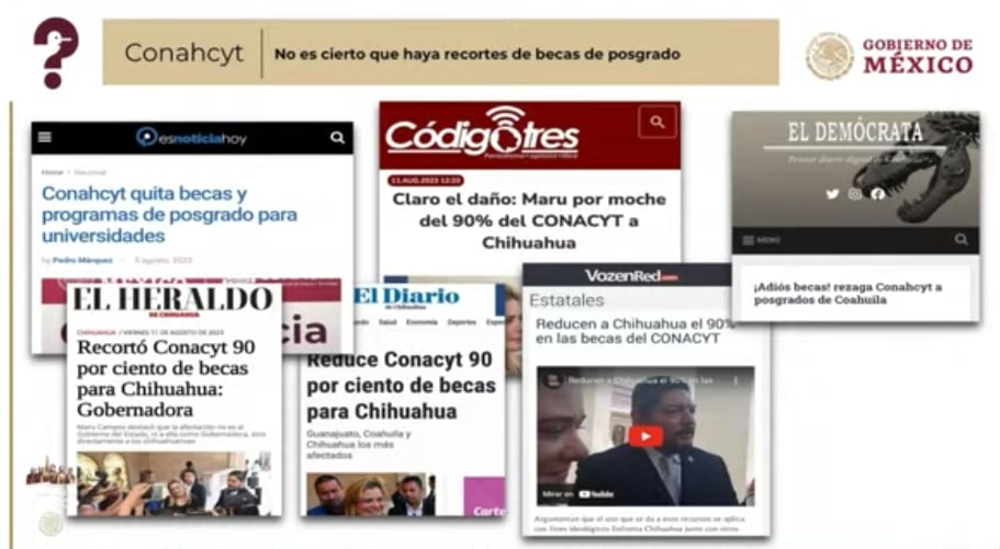 Mentiras de la semana 6 de septiembre