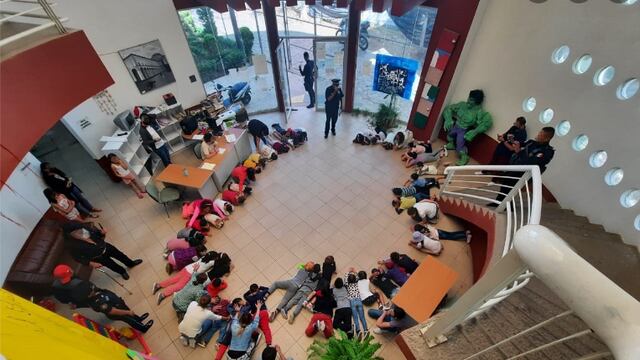 Simulacro de balacera en Zacatecas