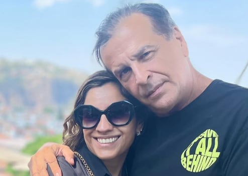 José María Fernández y su novia Lorena Padilla