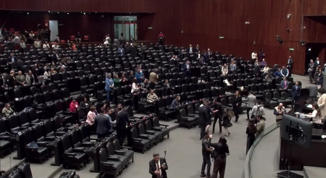 Cámara de Diputados en sesión del 25 de marzo