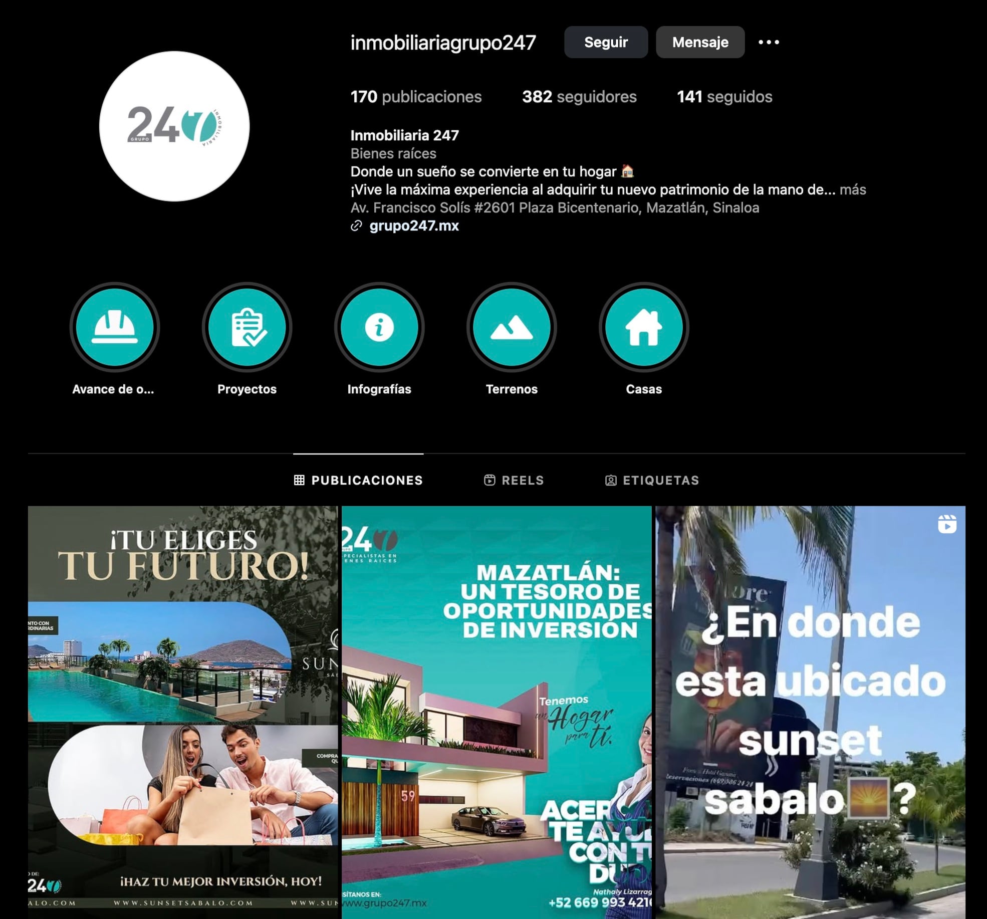 Empresas activas en redes sociales de Sheila Paola Urías Vázquez, supuesta asociada de Iván Archivaldo Guzmán Salazar, líder de Los Chapitos