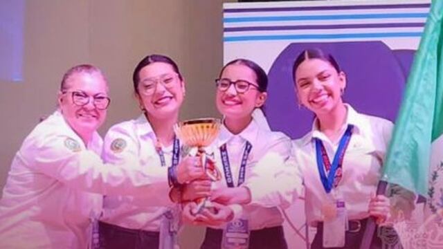 Alumnas de preparatoria en Mazatlán ganan medalla de oro en Festival de Ciencia de Rumania