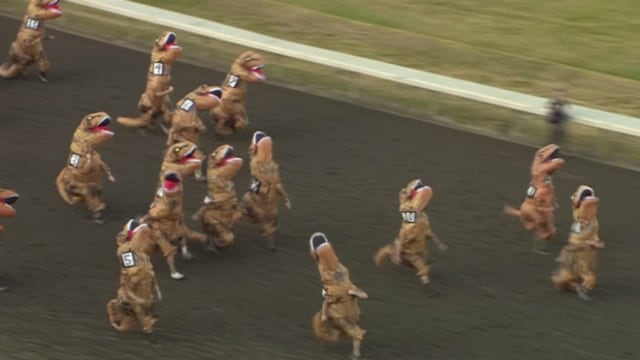 Carrera de Tiranosaurios