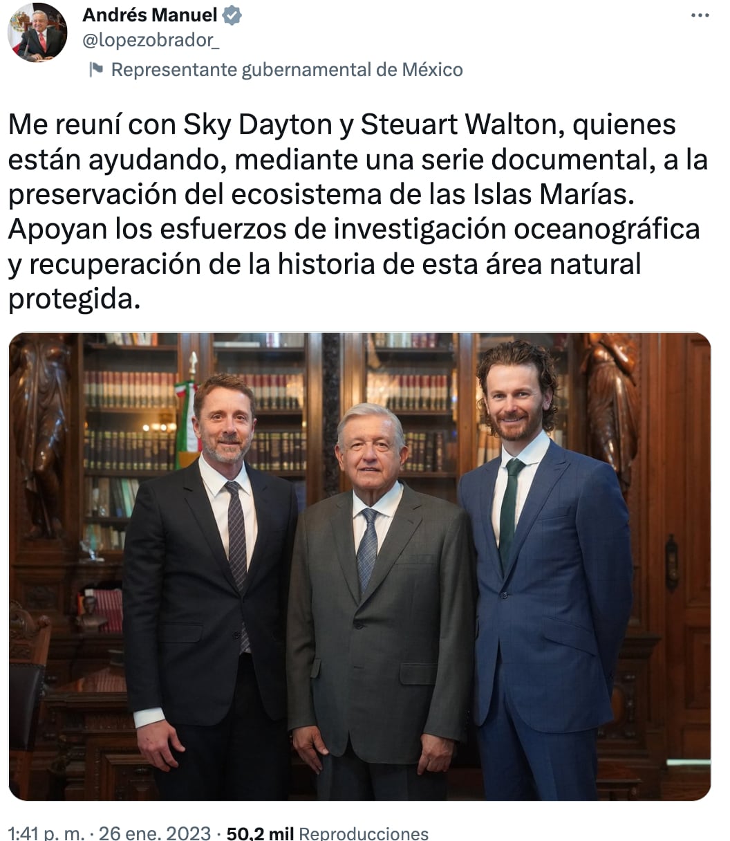 AMLO y serie documental sobre las Islas Marías