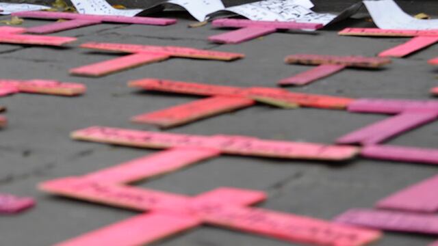 Manifestación por feminicidios en Puebla