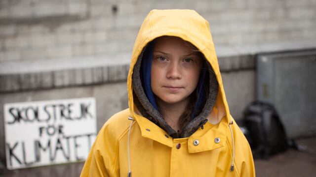 Greta Thunberg.