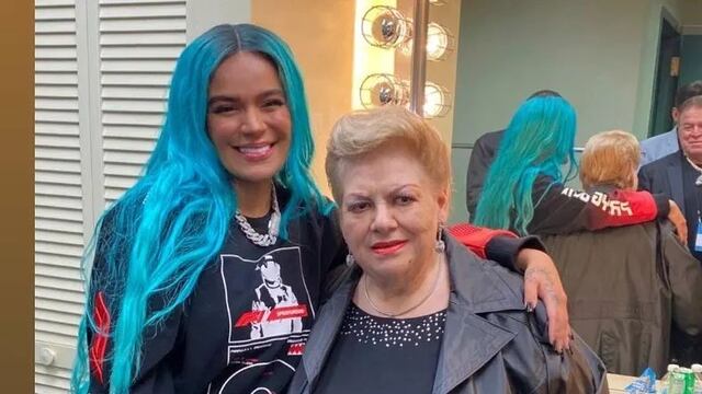 Paquita la del Barrio y Karol G