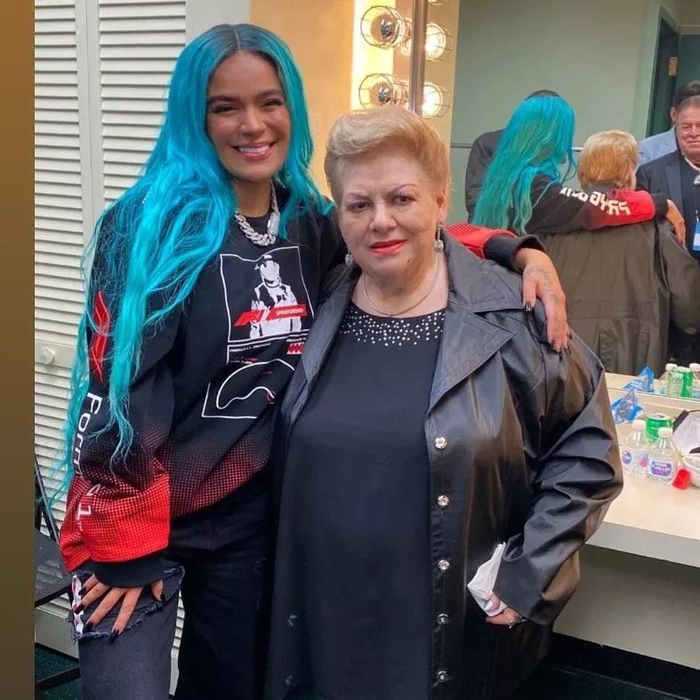 Paquita la del Barrio y Karol G