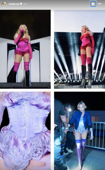 Madonna publica imágenes del vestuario que le fue robado