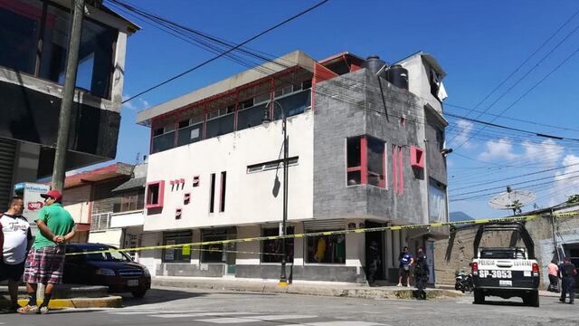 Vista del gimnasio en el que fue asesinada la joven de 22 años de edad.