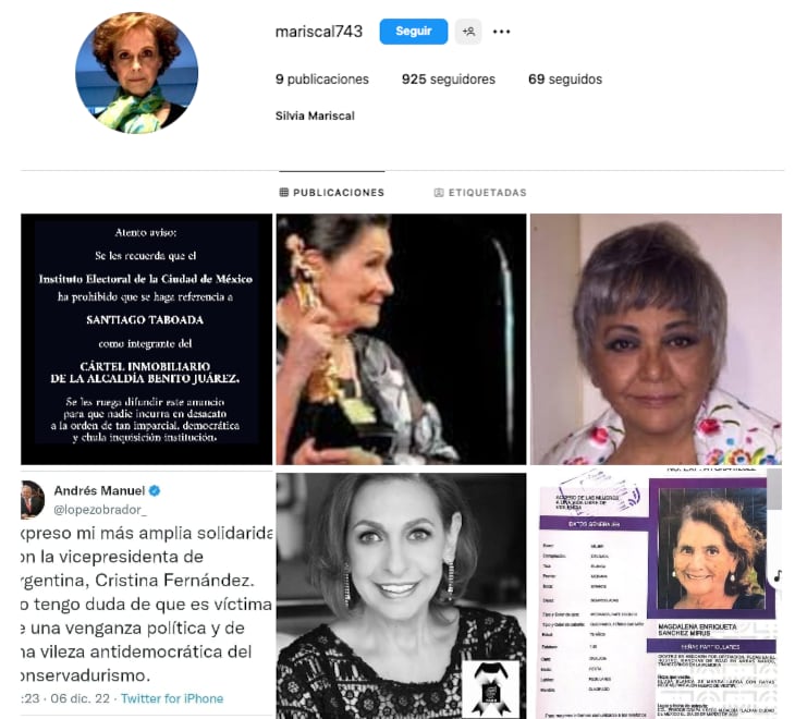 Silvia Mariscal Instagram