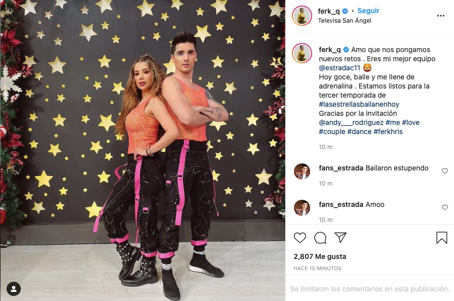 María Fernanda Quiroz y Christian Estrada se convierten en la primera pareja de la siguiente temporada de ‘Las Estrellas bailan Hoy’