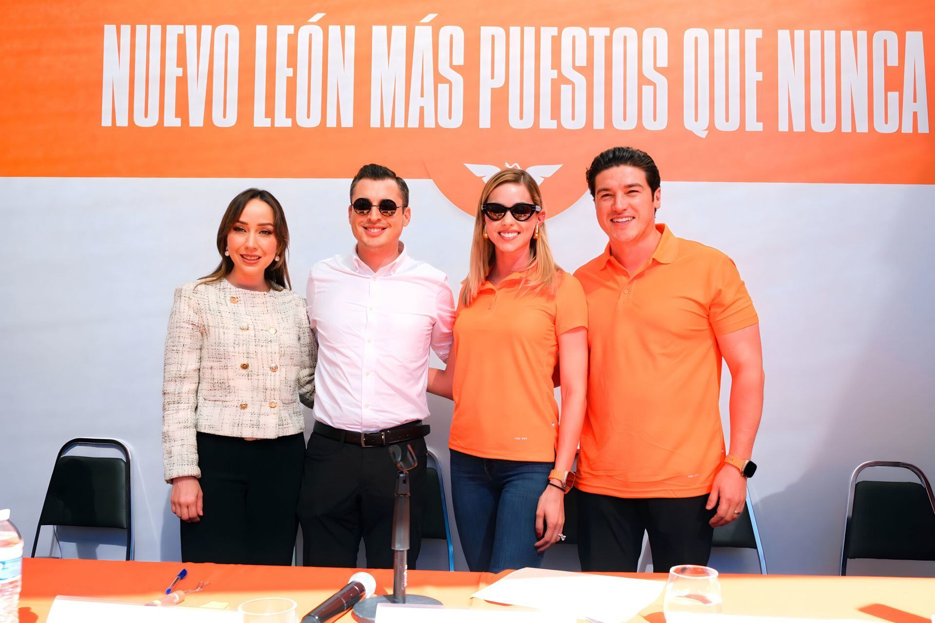 Mariana Rodríguez Cantú, esposa del gobernador de Nuevo León, Samuel García, realizó su registro como precandidata a la Alcaldía de Monterrey por Movimiento Ciudadano