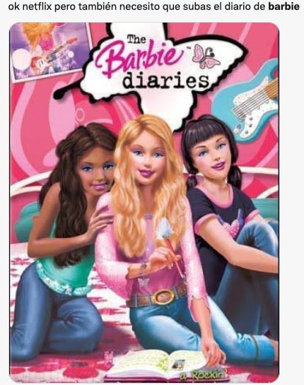 Memes de las películas de Barbie en Netflix