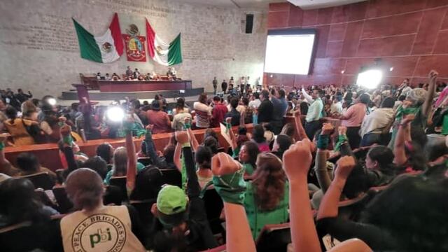 Congreso Oaxaca en votación.