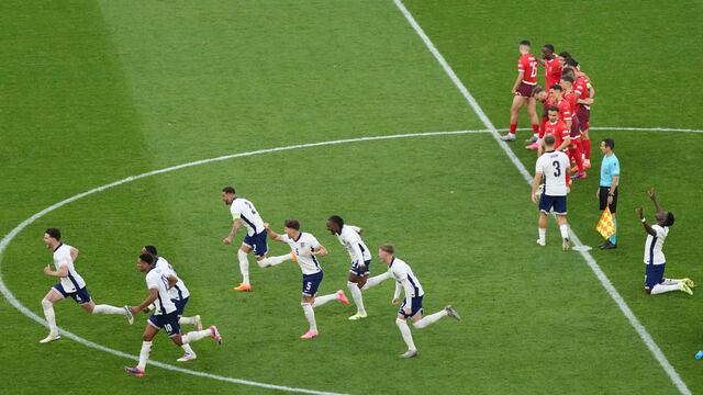 Inglaterra vs Suiza en la Eurocopa 2024