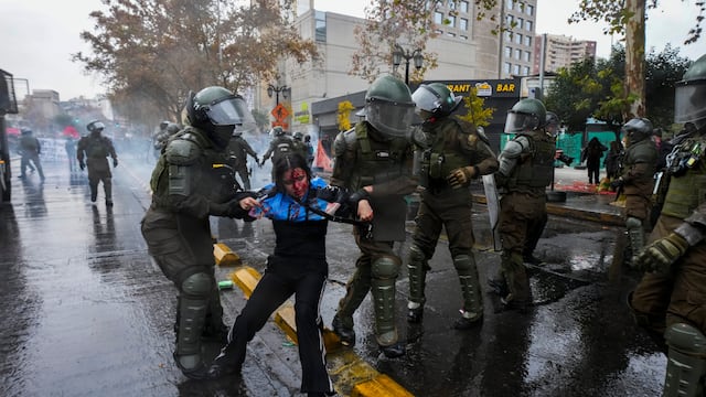 Protesta de estudiantes en Chile