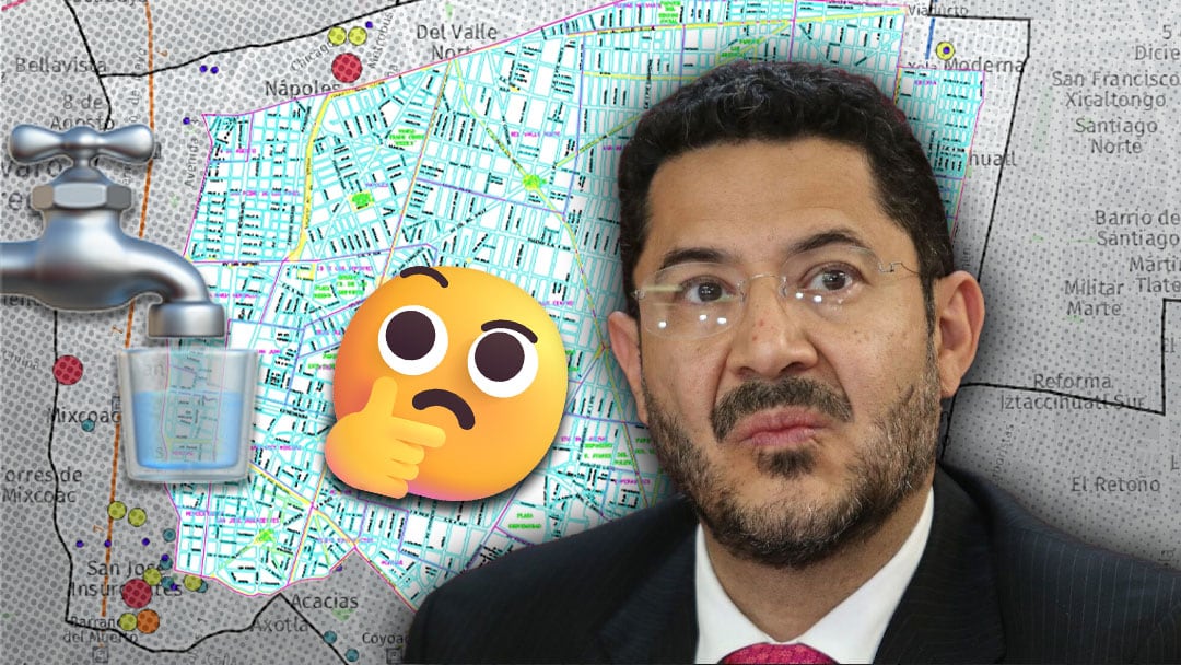 Martí Batres reveló que pasó con el agua contaminada de Benito Juárez, CDMX