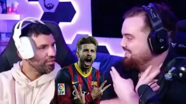 Kun Agüero e Ibai Llanos revelan si el festejo de Piqué era por Shakira