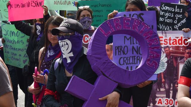Marcha 8M en Toluca.