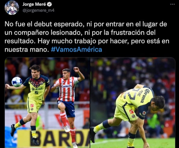 Jorge Mére y su debut en América