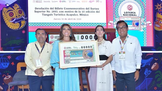 Lotería Nacional lanza billete conmemorativo por los 50 años del Tianguis Turístico