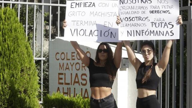 Protesta contra el grito machista