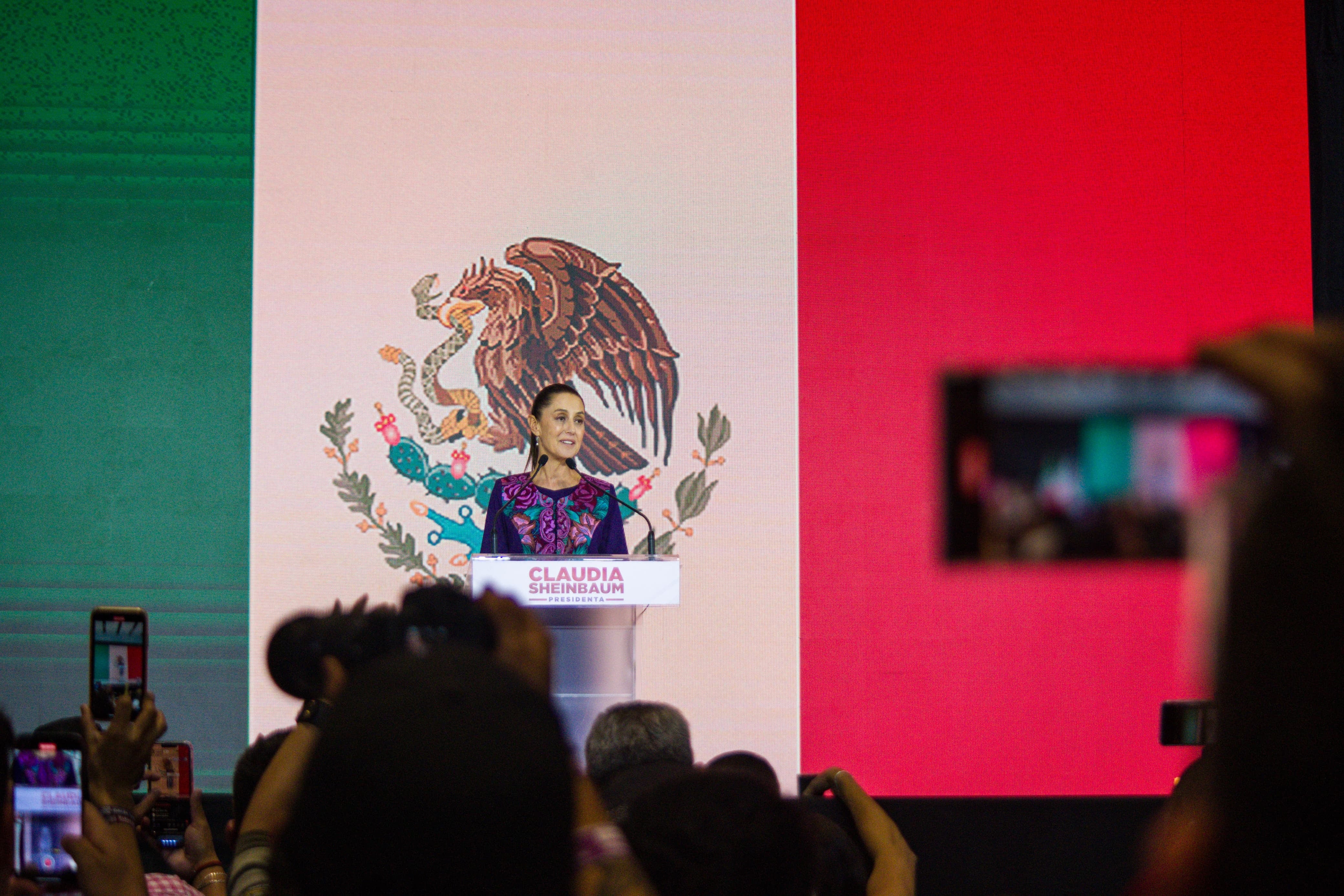 Claudia Sheinbaum, virtual presidenta de México