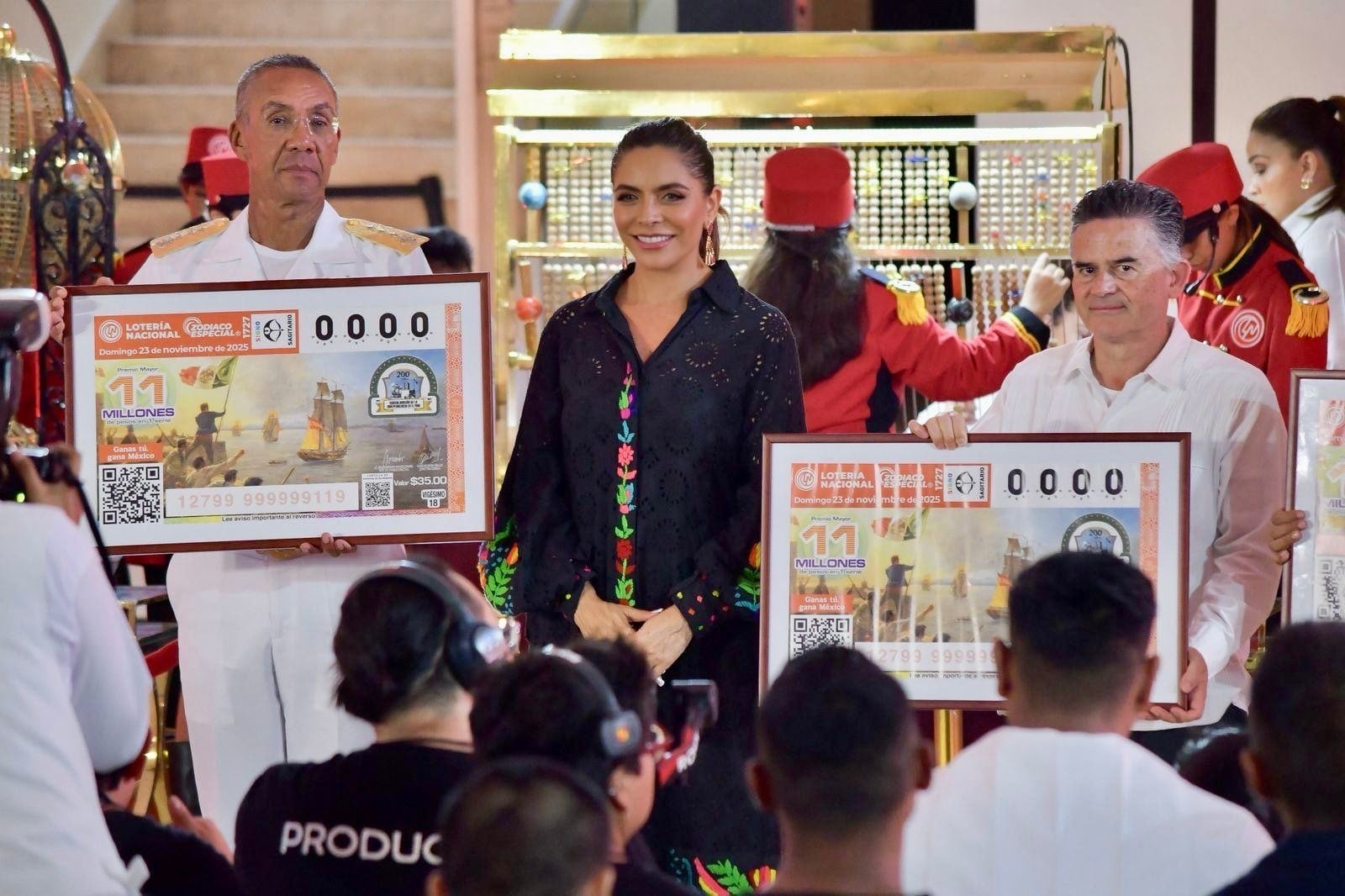 Lotería Nacional conmemora 200 años de la Consolidación de la Independencia en el mar.