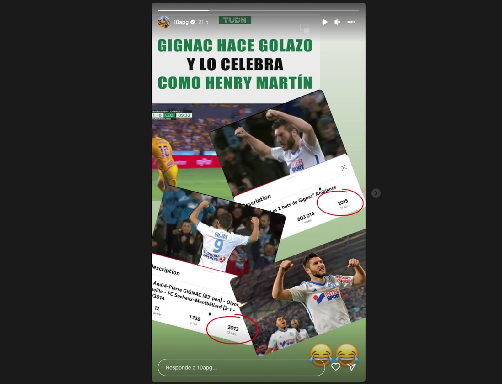 Gignac aclara festejo
