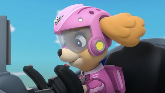 Rescates de Skye de Paw Patrol en el aire