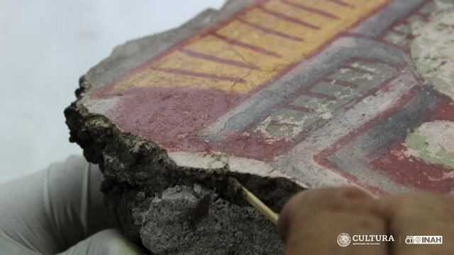 INAH restaura murales teotihuacanos inéditos