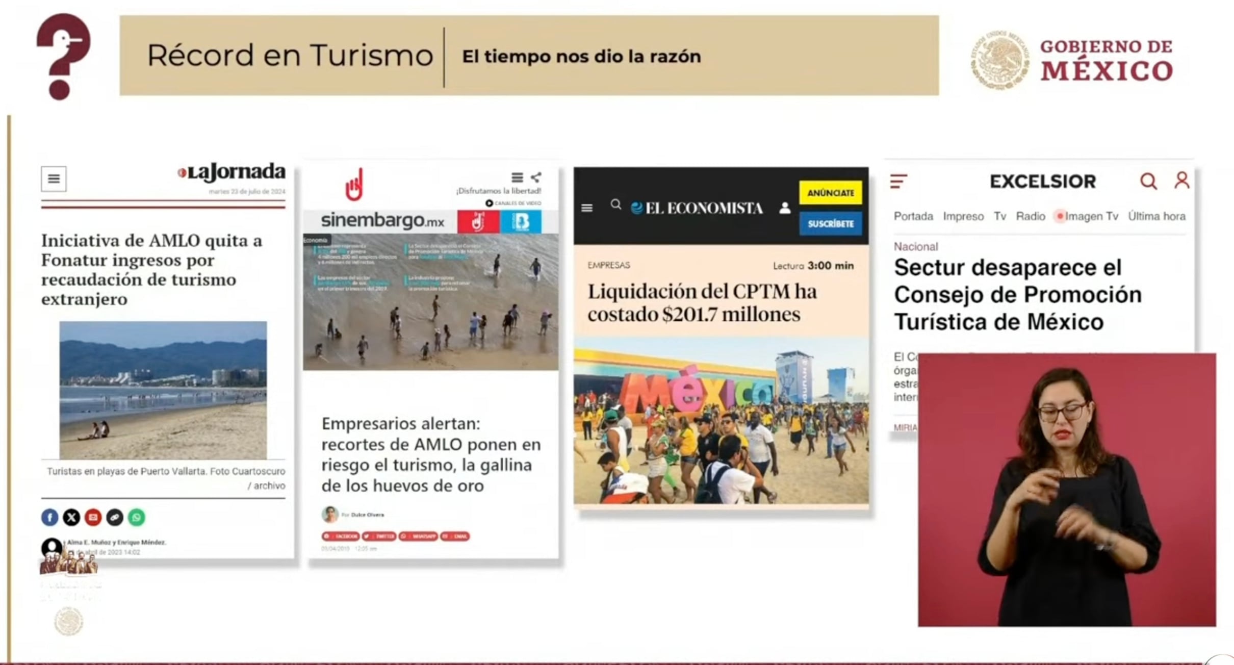 Mentiras de la semana del 24 de julio