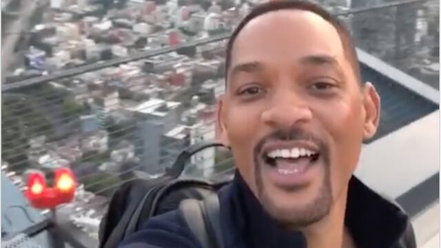 Will Smith graba escenas de película