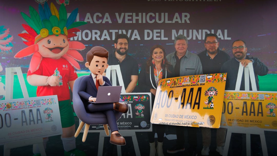 Placas conmemorativas del Mundial CDMX: precio y cómo tramitarla