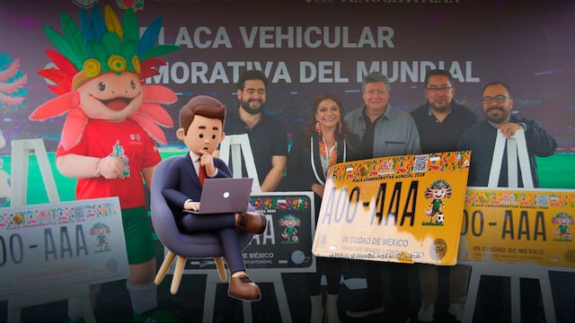Placas conmemorativas del Mundial CDMX: precio y cómo tramitarla