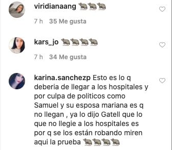 Comentarios de Instagram