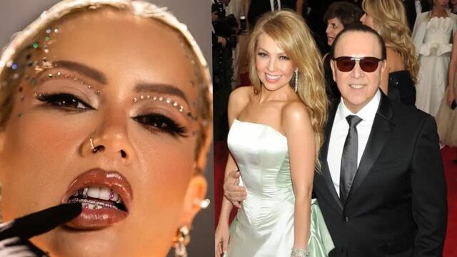 Leslie Shaw / Thalía y Tommy Mottola