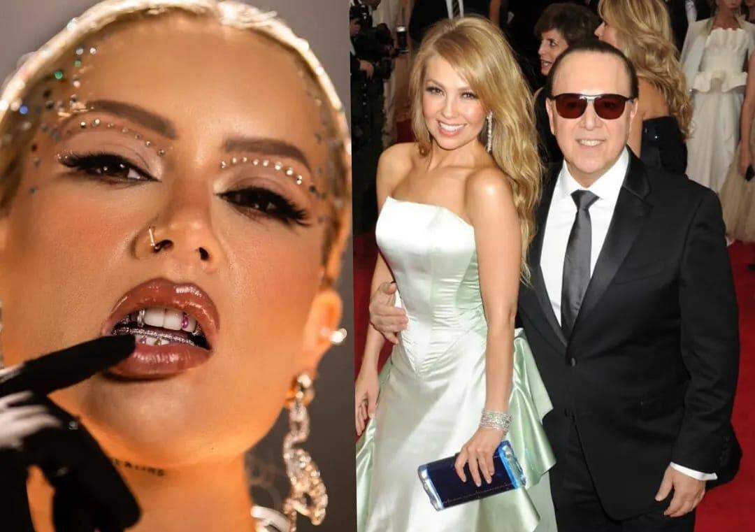 Leslie Shaw / Thalía y Tommy Mottola