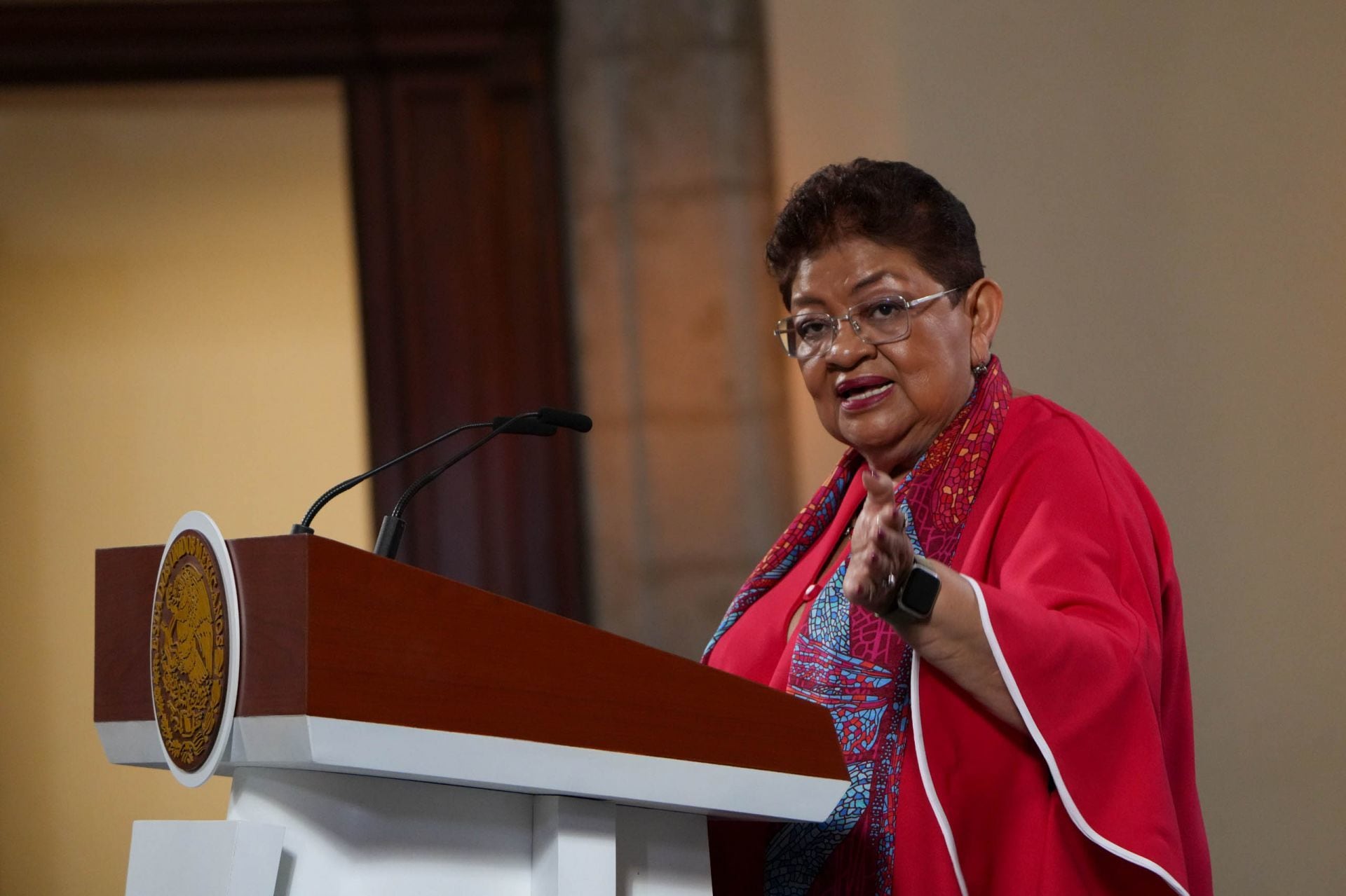 Ernestina Godoy, consejera jurídica de presidencia, sobre la Ley de Amparo.