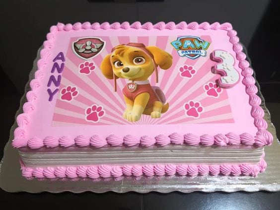 Pastel de Skye de Paw Patrol